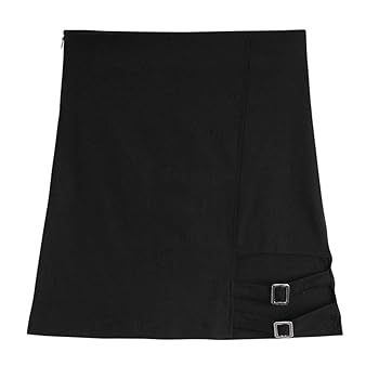 Amazon.com: Womens Irregular Skirt Gothic Punk Black High